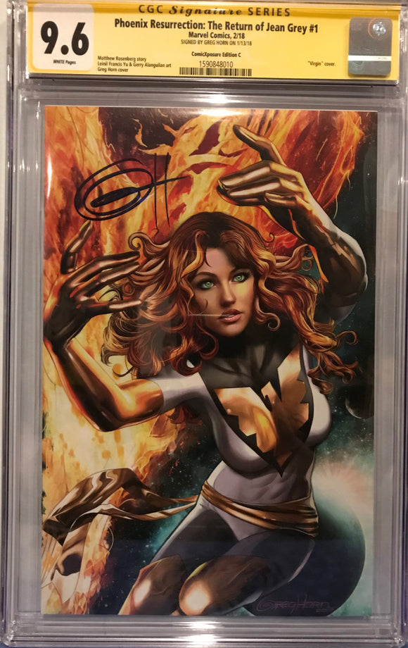 Phoenix Resurrection the return of Jean Grey #1 Virgin Cover C (Signed by Greg Horn)