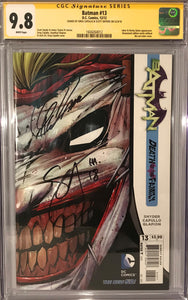 The New 52 ! Batman #13 (Signed by Greg Capullo and Scott Snyder)