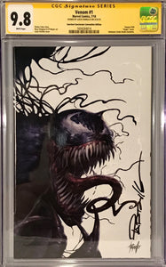 Venom #1 virgin  (Signed by Lucio Parrillo)