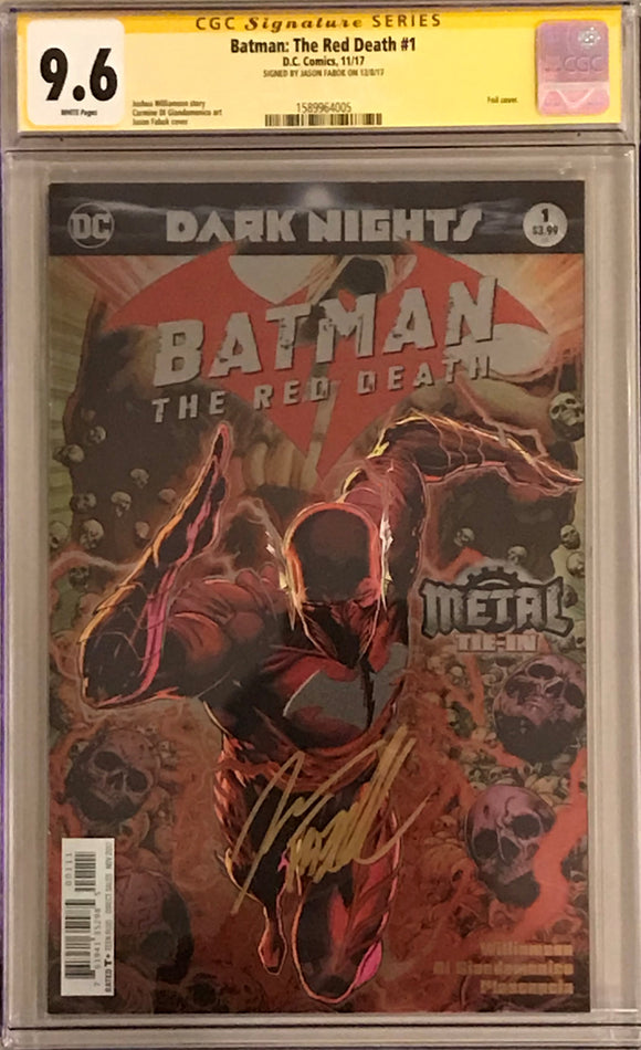 Batman: the red death #1 (signed by jason fabok )