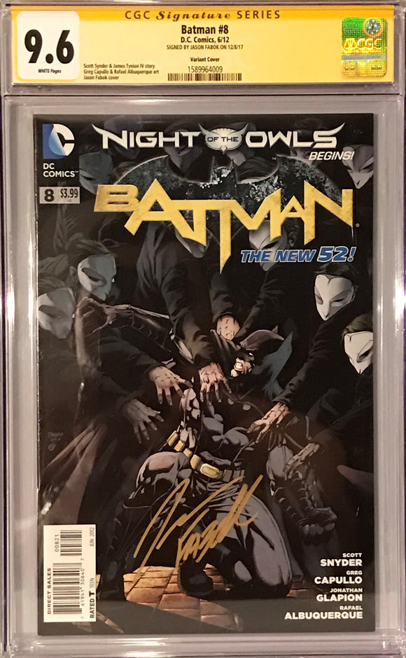 Batman #8 (signed by Jason Fabok)