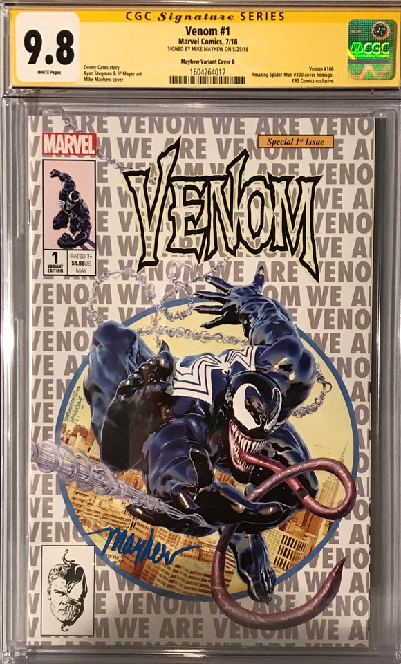 Venom #1 (signed by Mike Mayhew)