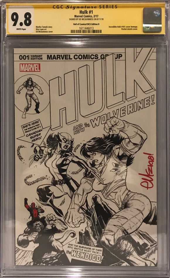 Hulk #1 (signed by ed mcguinness)