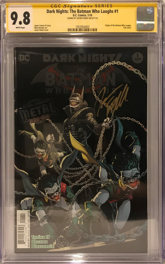 Dark Nights: the Batman who laughs #1 (signed by jason Fabok)