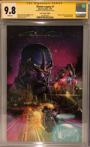 thanos legacy #1 (signed by clayton crain)