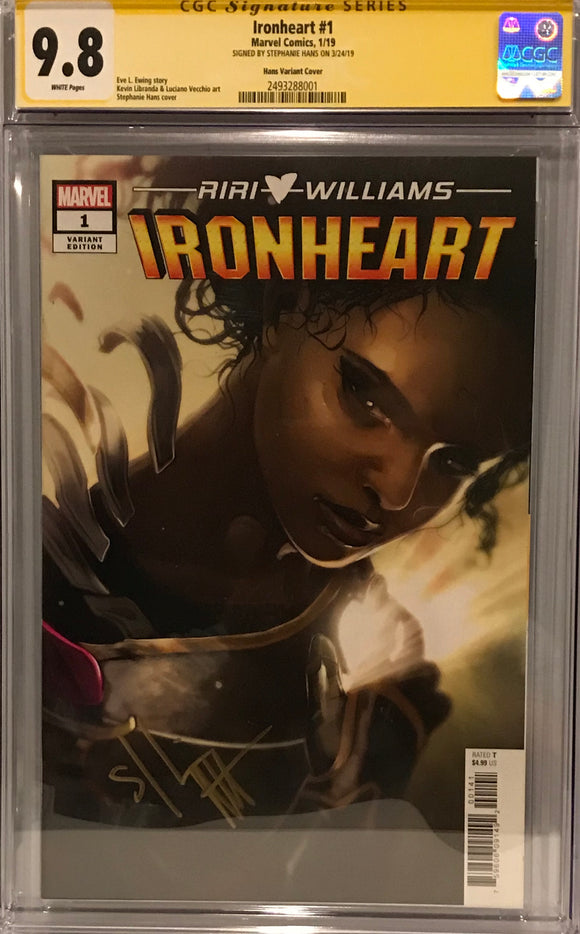 IronHeart #1 (signed by stephanie hans)